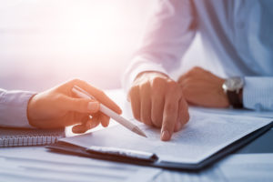 lawyer giving advice to a client 